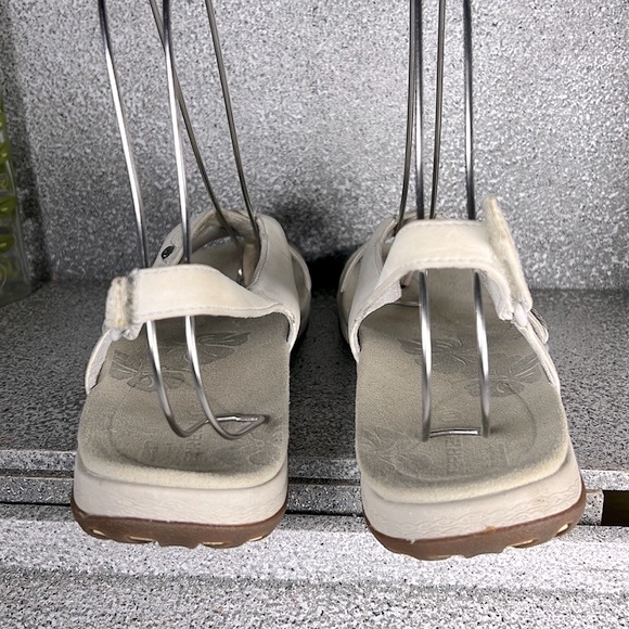 Merrell Silver Birch Leather Braided Slingback Outdoor Thong Sandals Shoes Sz 9 - Picture 6 of 8